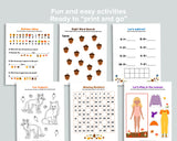 November Morning Basket Activity Pack