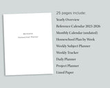 Homeschool Planning Bundle