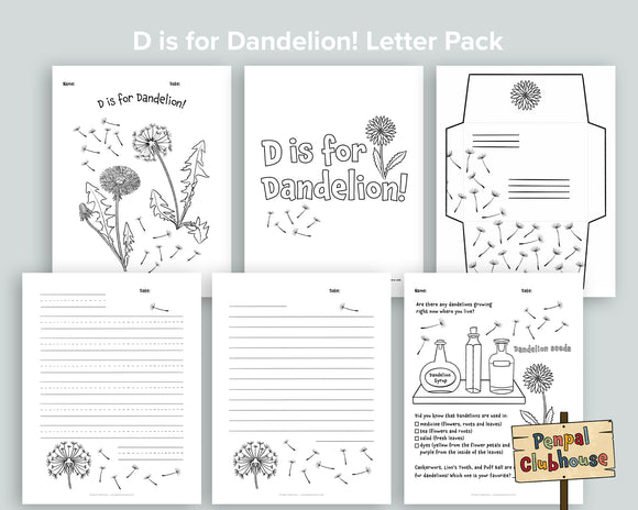 Dandelion Letter Pack
