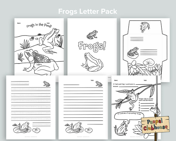Frog Letter Pack