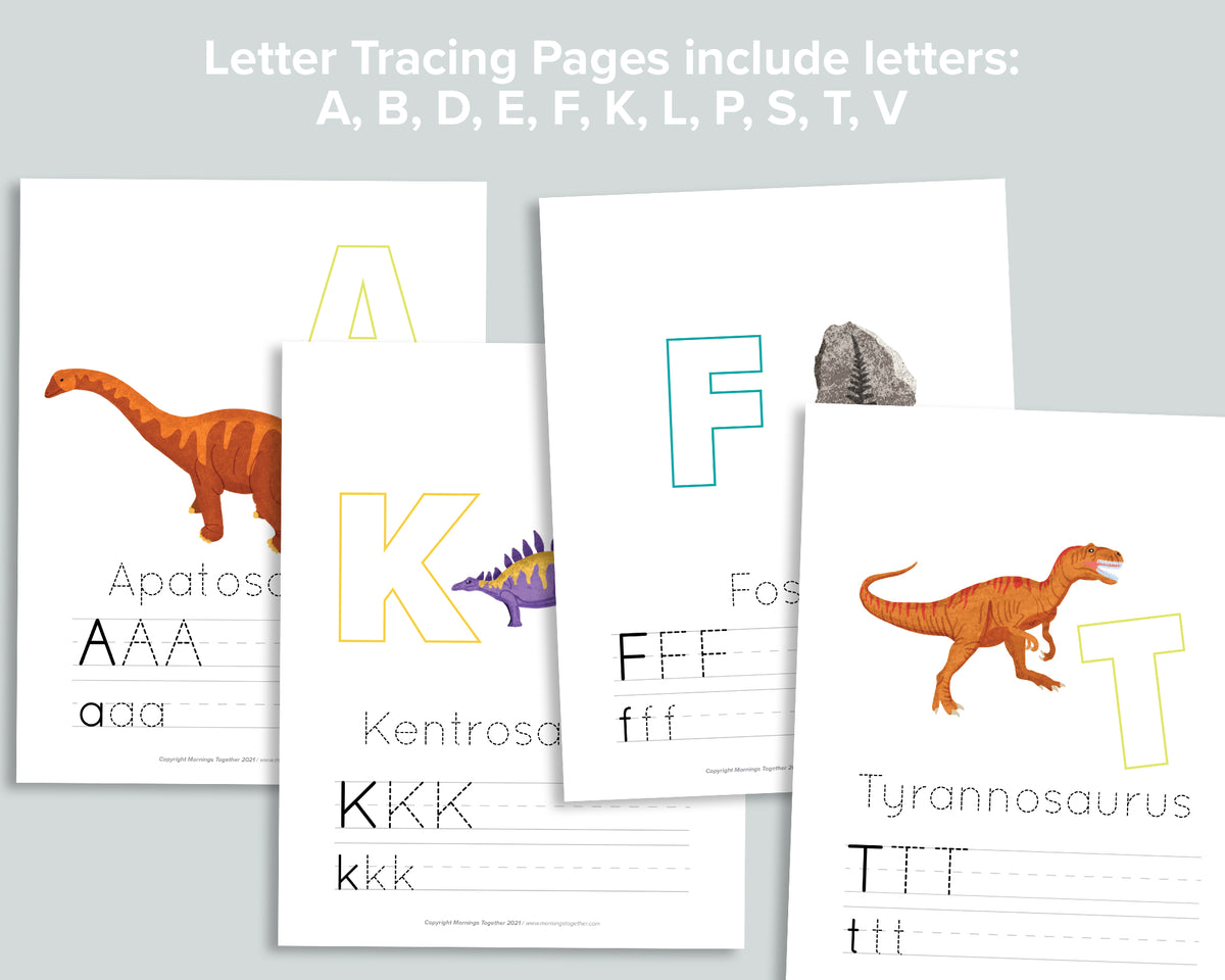 bundle-asaurus-dino-printables-mornings-together for Dinosaur Letter Tracing Free Printable Bundle-asaurus Dino Printables – Mornings Together for Dinosaur Letter Tracing Free Printable