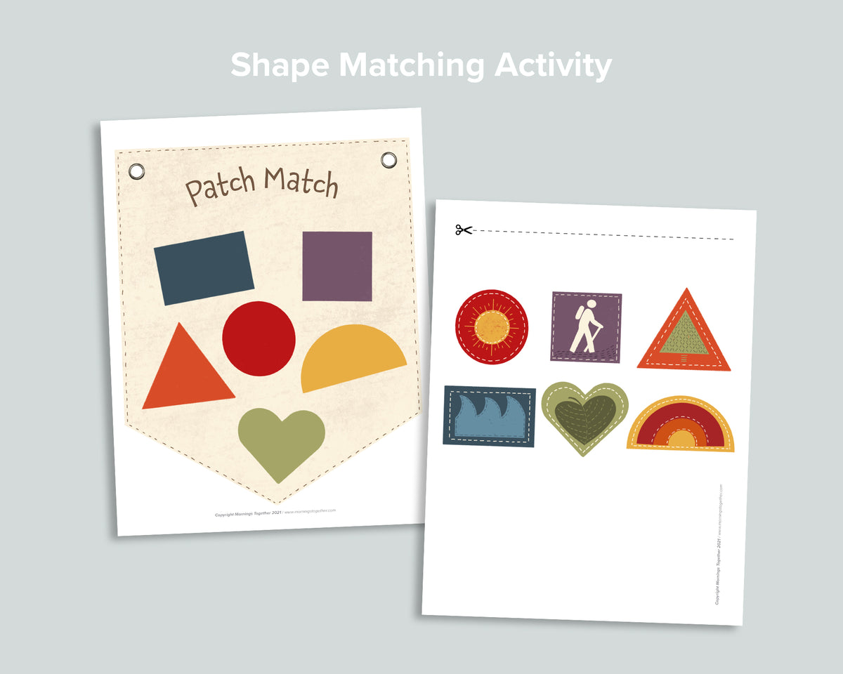 Shape Matching Activity – Mornings Together