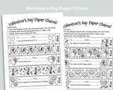 Valentine Paper Chain Freebie