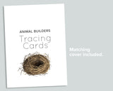 Animal Builders Tracing Cards Freebie