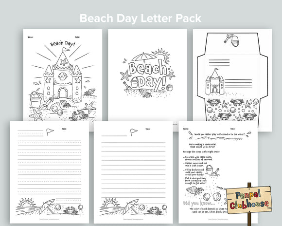 Beach Day Letter Pack