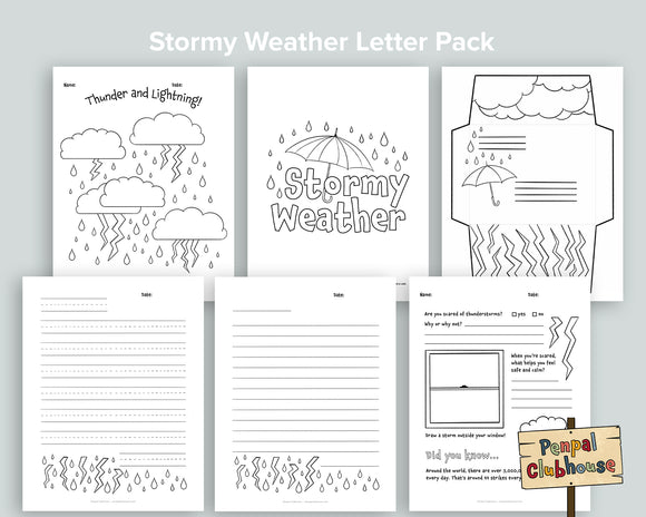 Stormy Weather Letter Pack