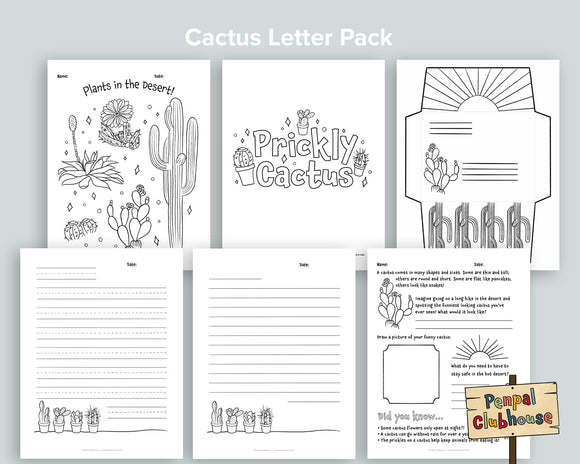 Cactus Letter Pack