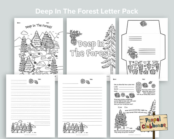 Deep in the Forest Letter Pack
