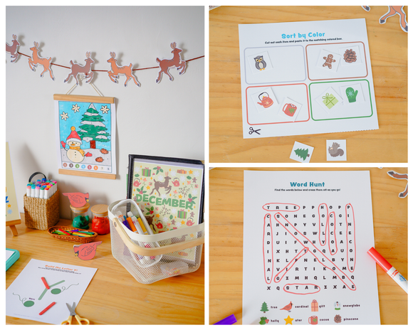 December Morning Basket Activity Pack