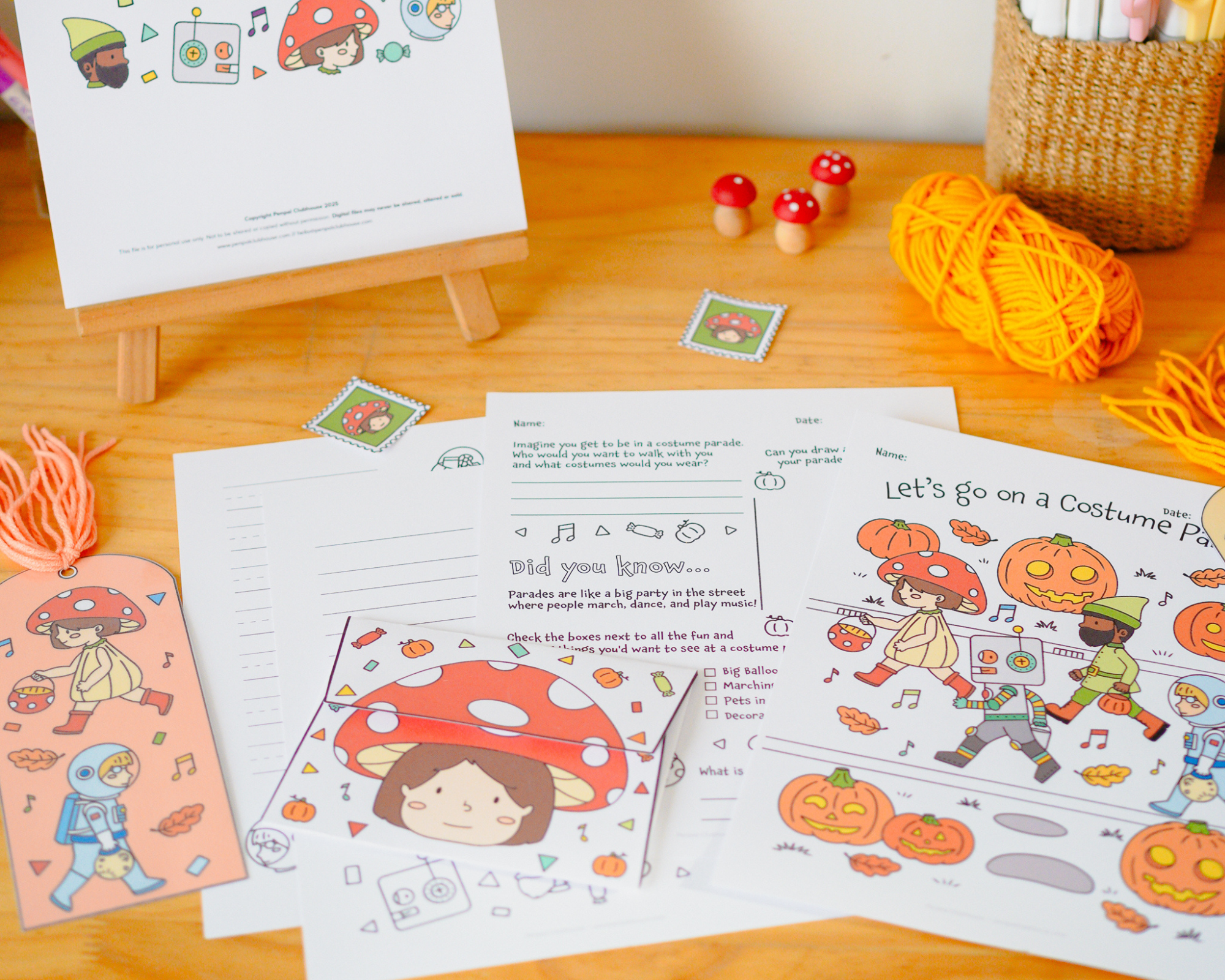 Costume Parade Letter Pack