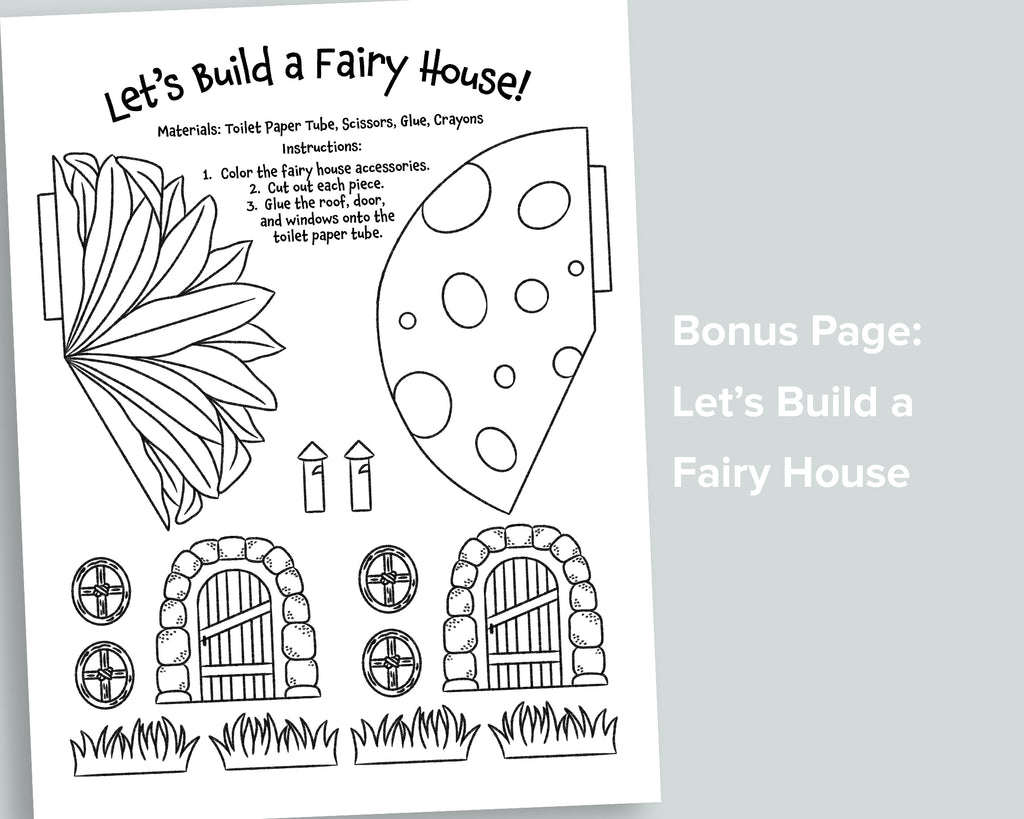 Let's Build a Fairy House Letter Pack