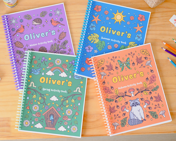 Custom Seasonal Nature Activity Packs (set of 4)