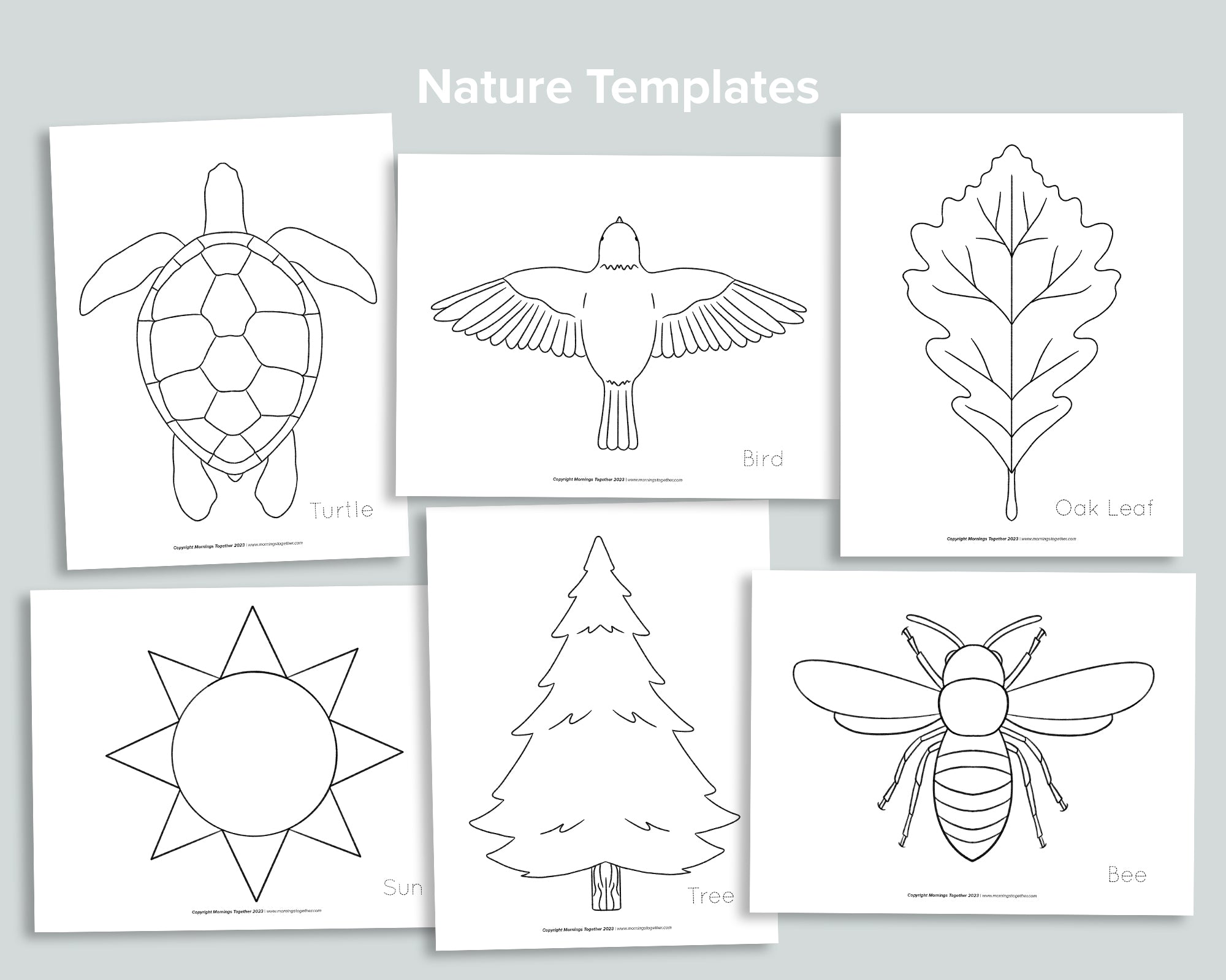 Nature Templates Freebie