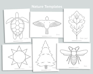 Nature Templates Freebie