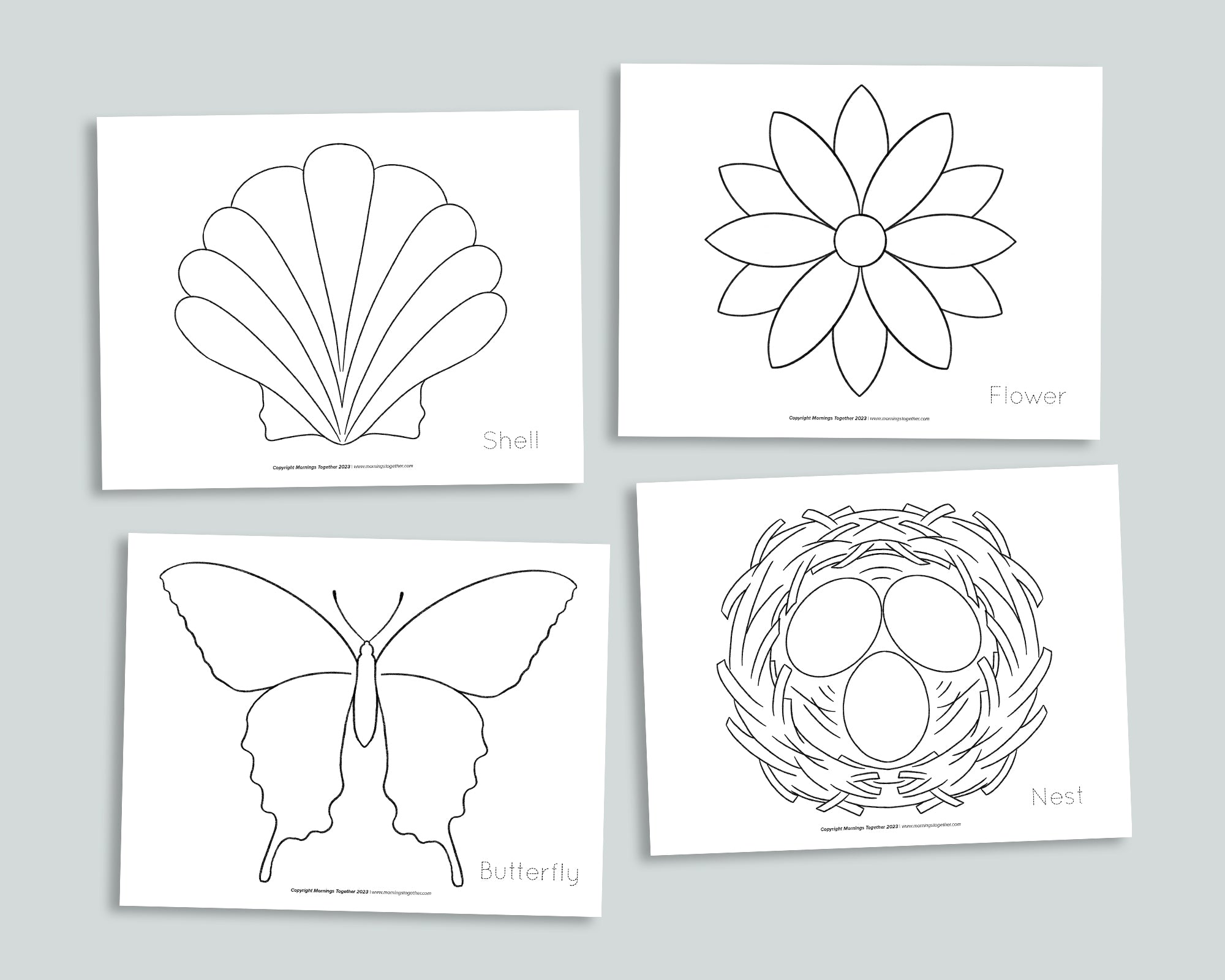Nature Templates Freebie