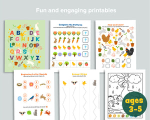 April Morning Basket Activity Pack