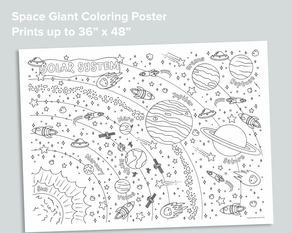 Giant Coloring Poster Collection