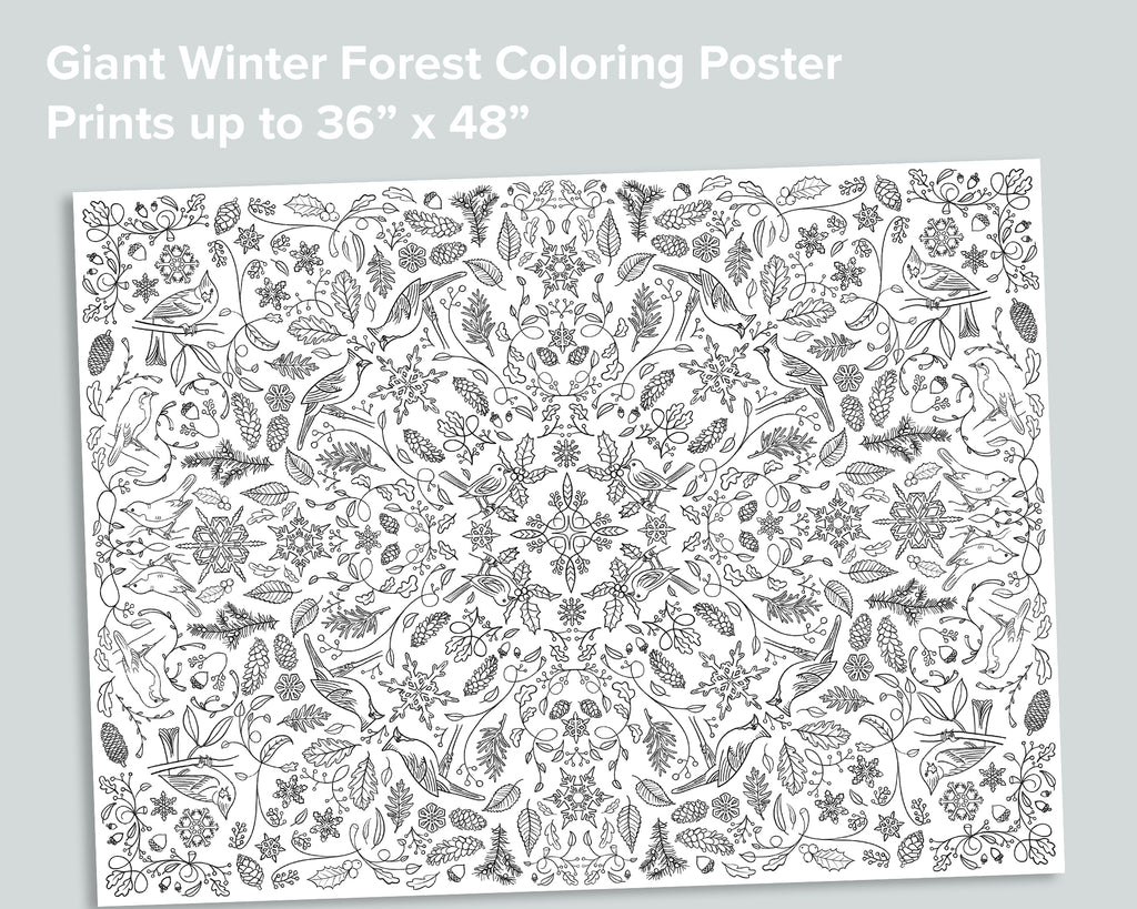 Giant Coloring Poster Collection