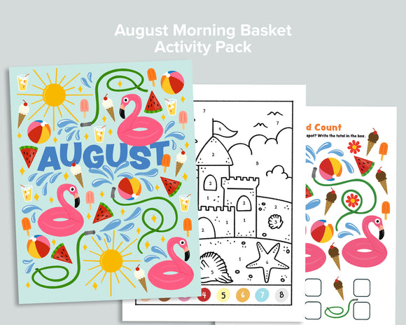 August Morning Basket Activity Pack