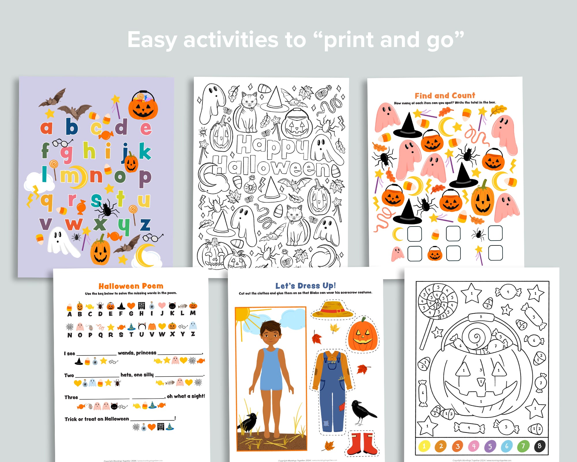 Halloween Activity Pack