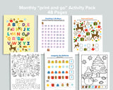 December Morning Basket Activity Pack