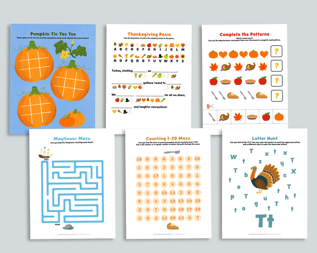 Thanksgiving Activity Pack