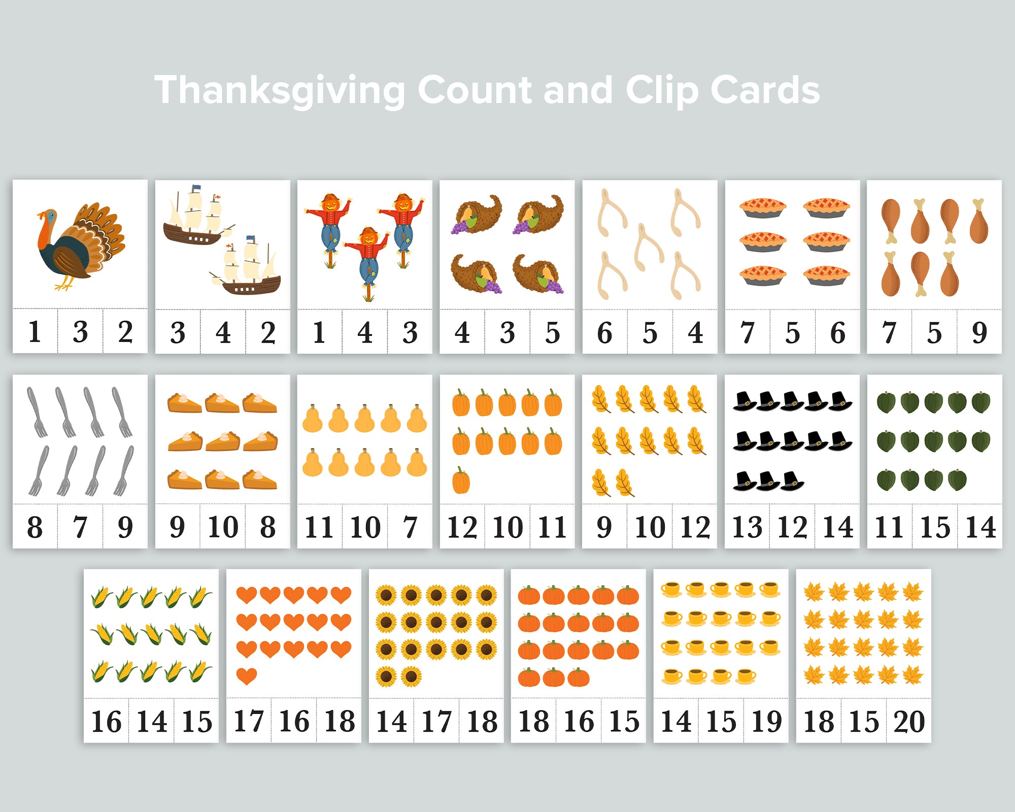 Thanksgiving Activity Pack