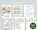 December Morning Basket Activity Pack