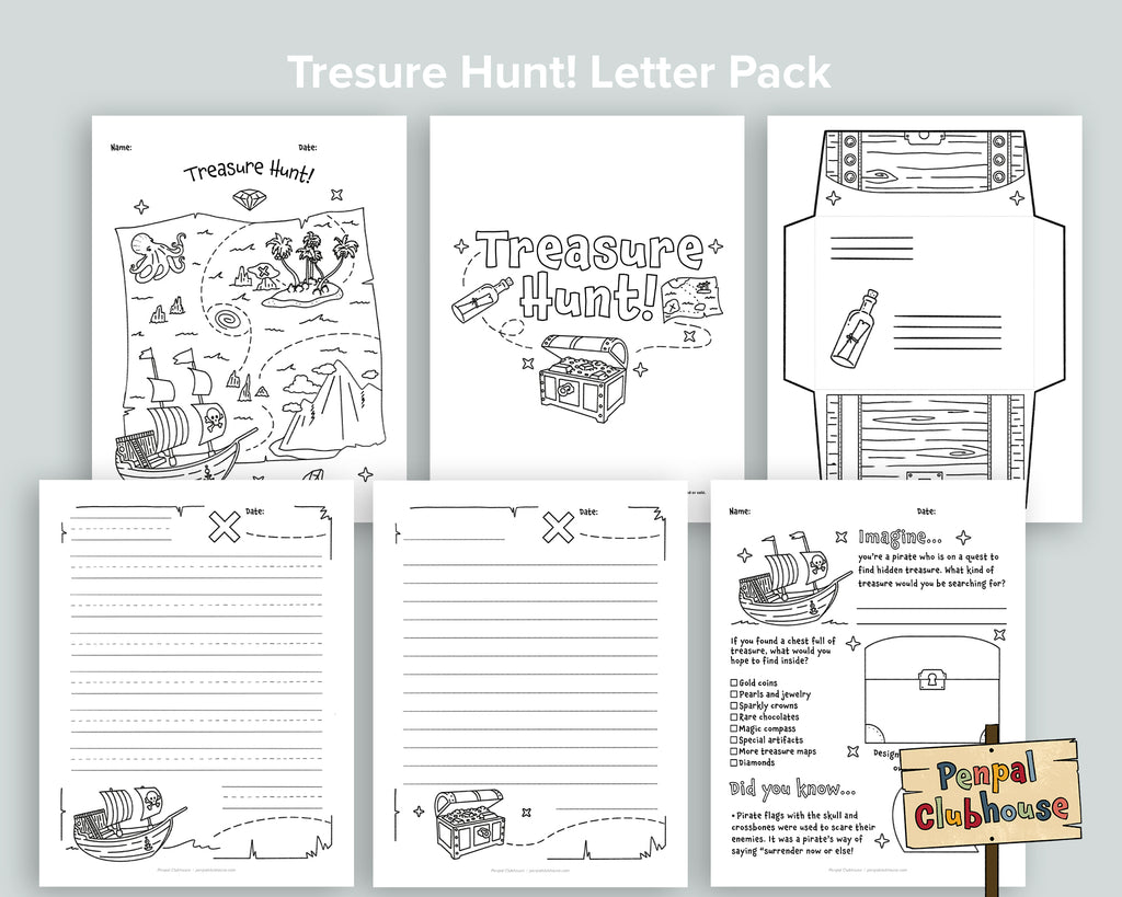 Treasure Hunt Letter Pack