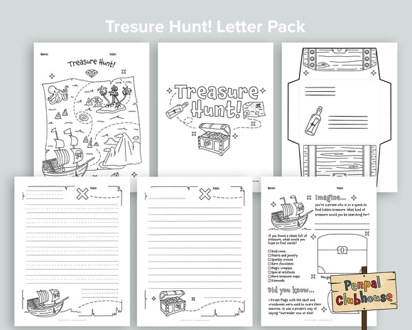 Treasure Hunt Letter Pack