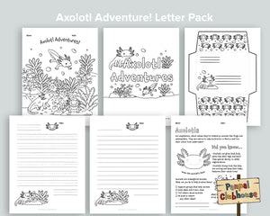 Axolotl Letter Pack