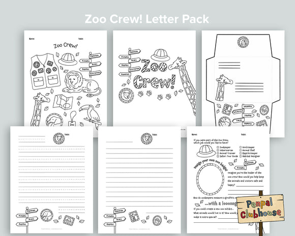 Zoo Crew Letter Pack