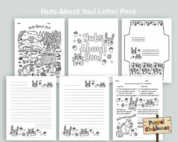 Nuts About You Letter Pack