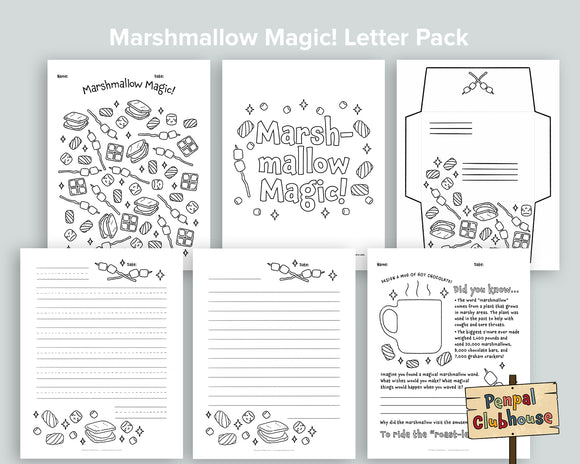 Marshmallow Magic Letter Pack