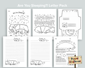 Are You Sleeping Letter Pack