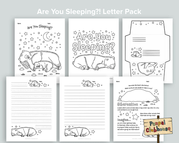 Are You Sleeping Letter Pack