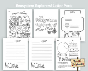 Ecosystem Explorers Letter Pack