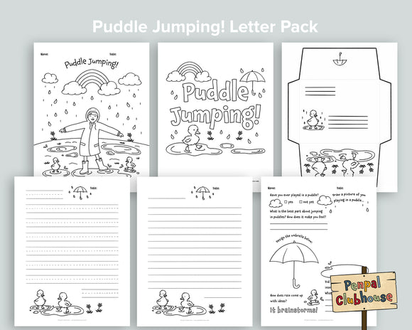 Puddle Jumping Letter Pack