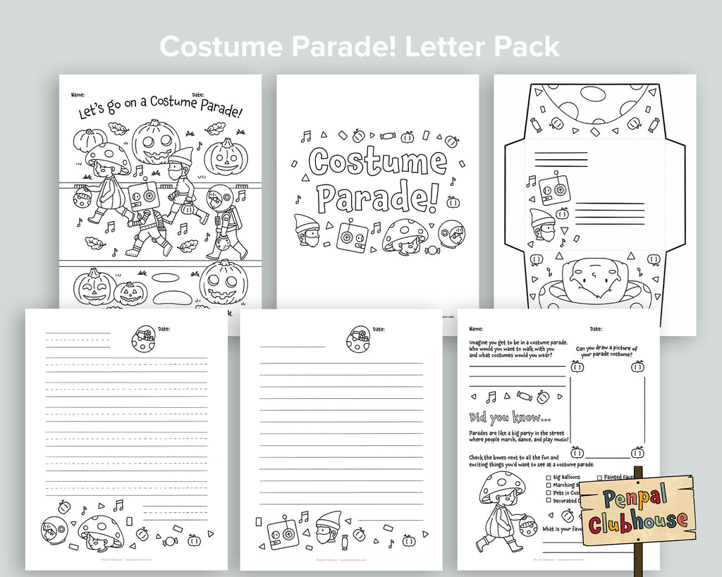 Costume Parade Letter Pack