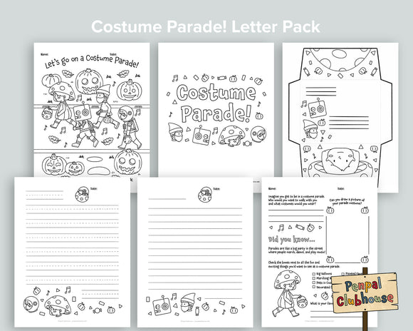 Costume Parade Letter Pack