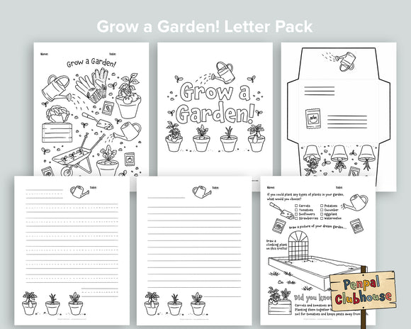 Grow a Garden Letter Pack