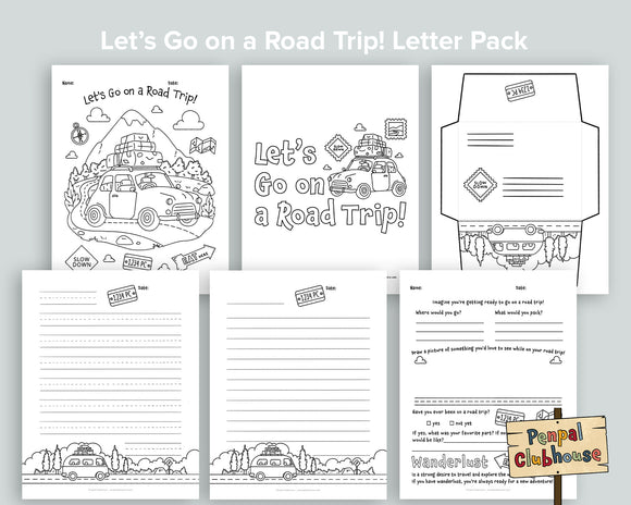 Road Trip Letter Pack