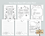 New Year Blast Off Letter Pack