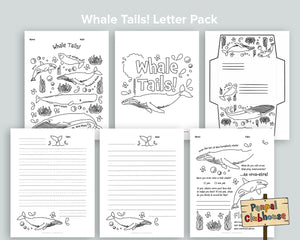 Whale Tails Letter Pack