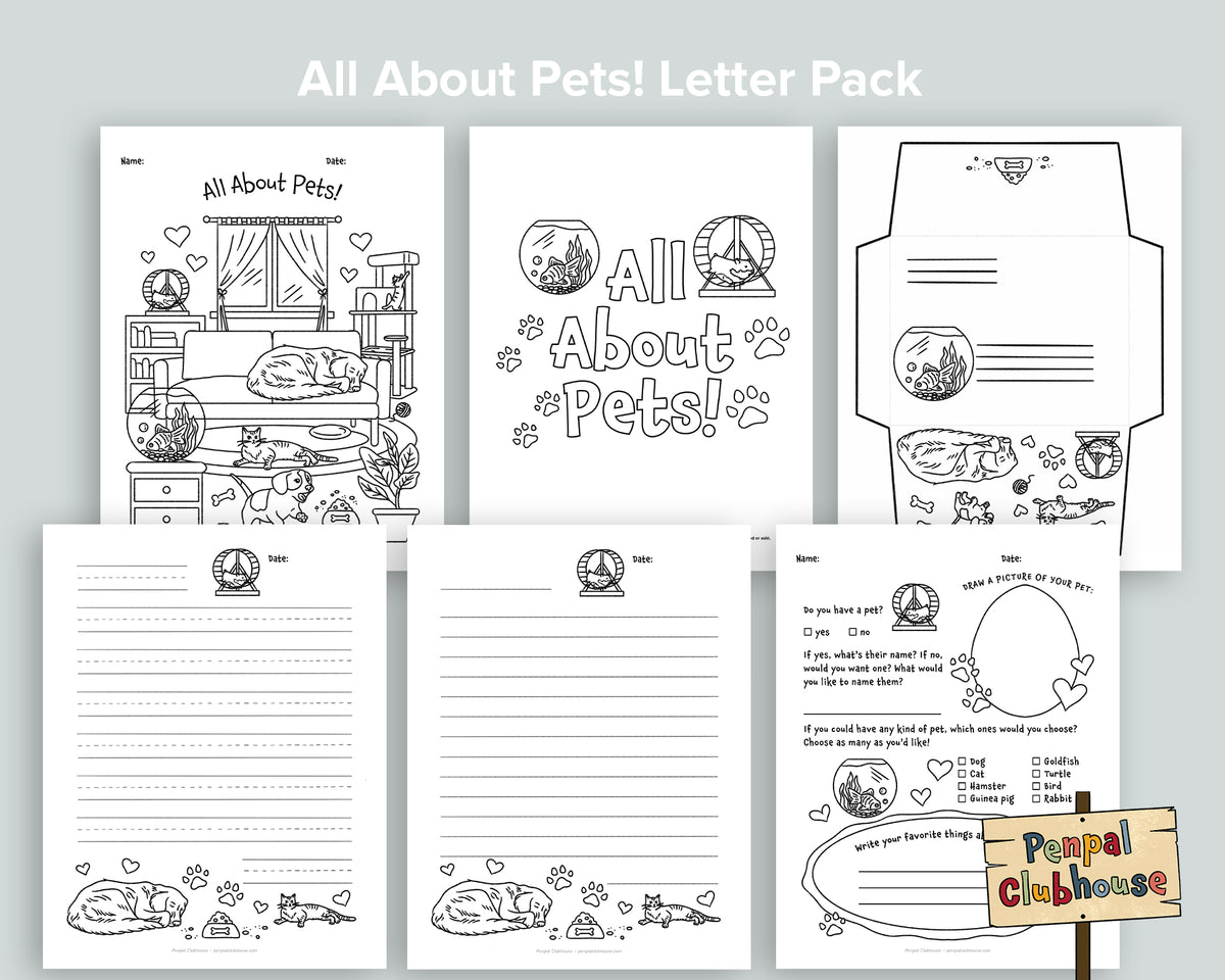 All About Pets Letter Pack – Mornings Together