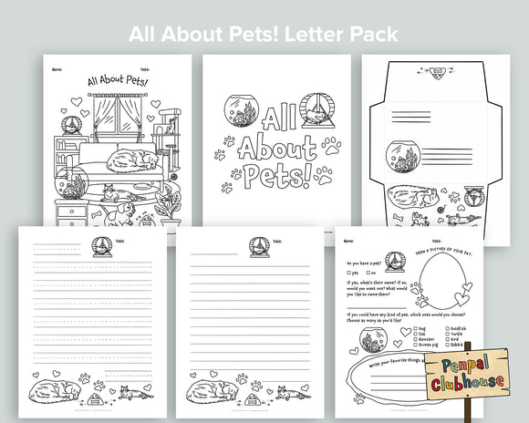All About Pets Letter Pack