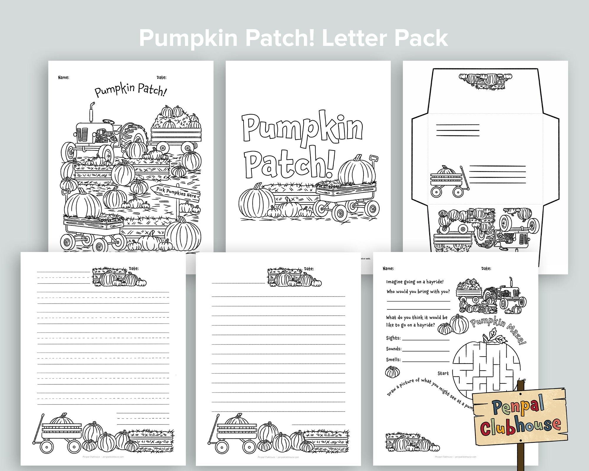 Pumpkin Patch Letter Pack