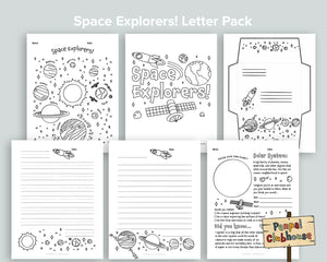 Space Explorers Letter Pack