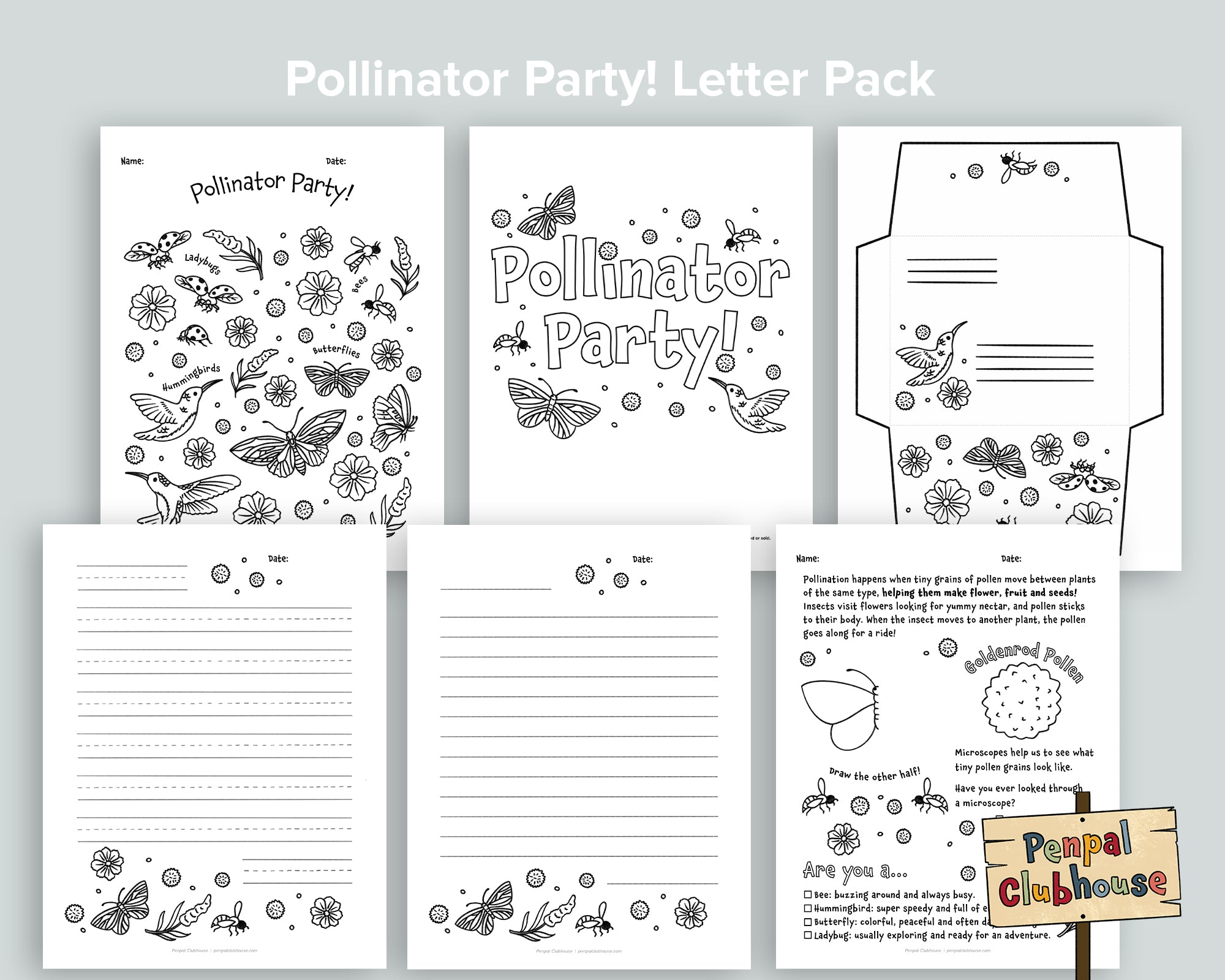 Pollinator Party Letter Pack