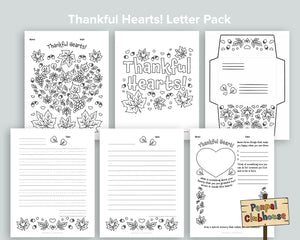 Thankful Hearts Letter Pack